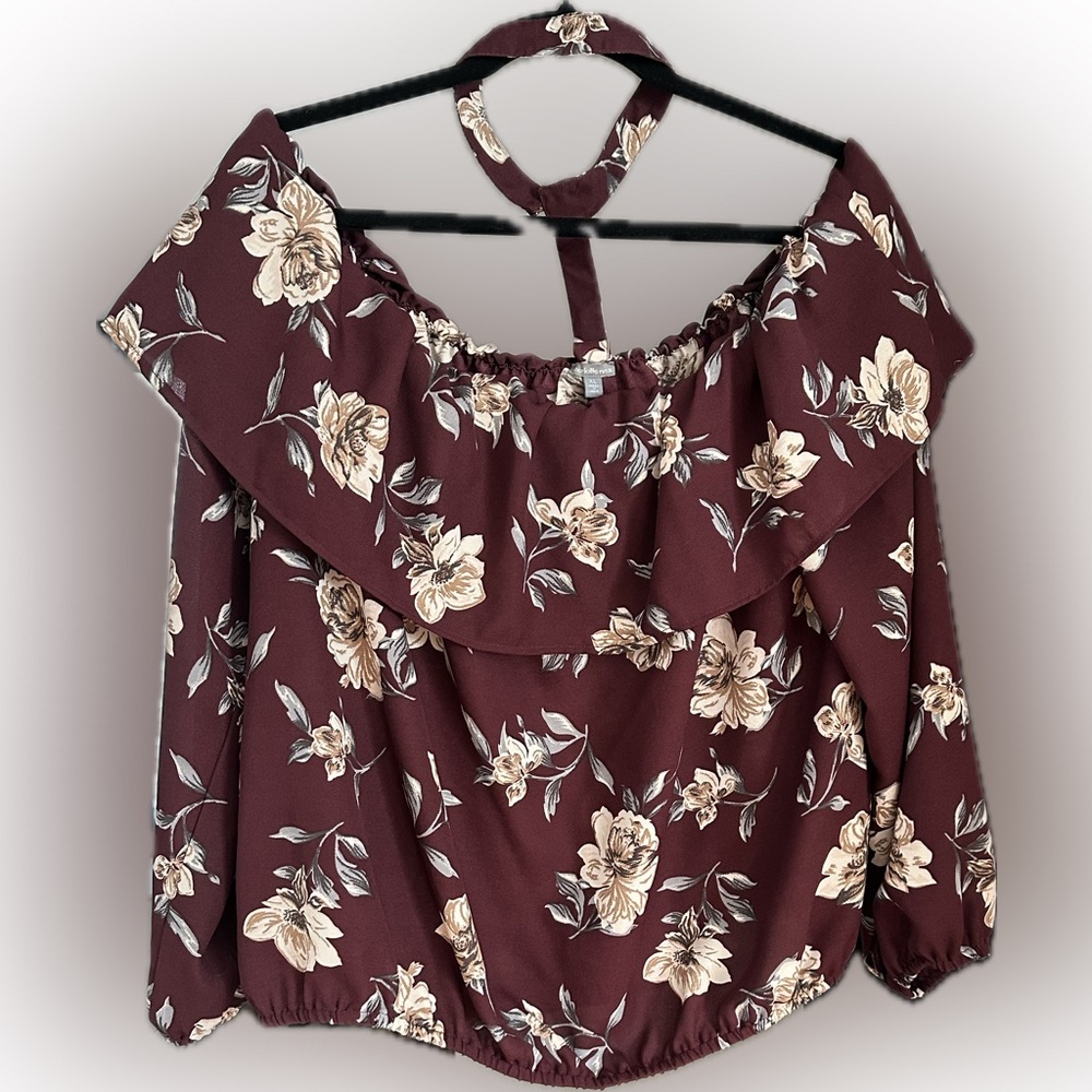 Off the shoulder choker top XL